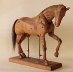 Mannequin de cheval circa 1930