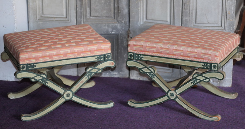 Pair of stools circa 1880