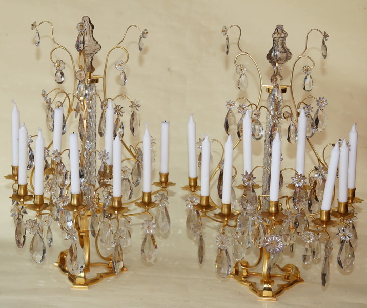 Paire de girandoles circa 1880
