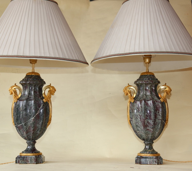 Paire de lampes Susse frères circa 1880