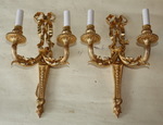 Paire d'appliques style Louis XVI circa 1880