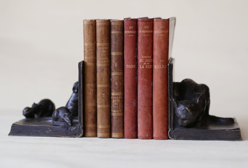 Serre-livres Ecole Française début XX ème