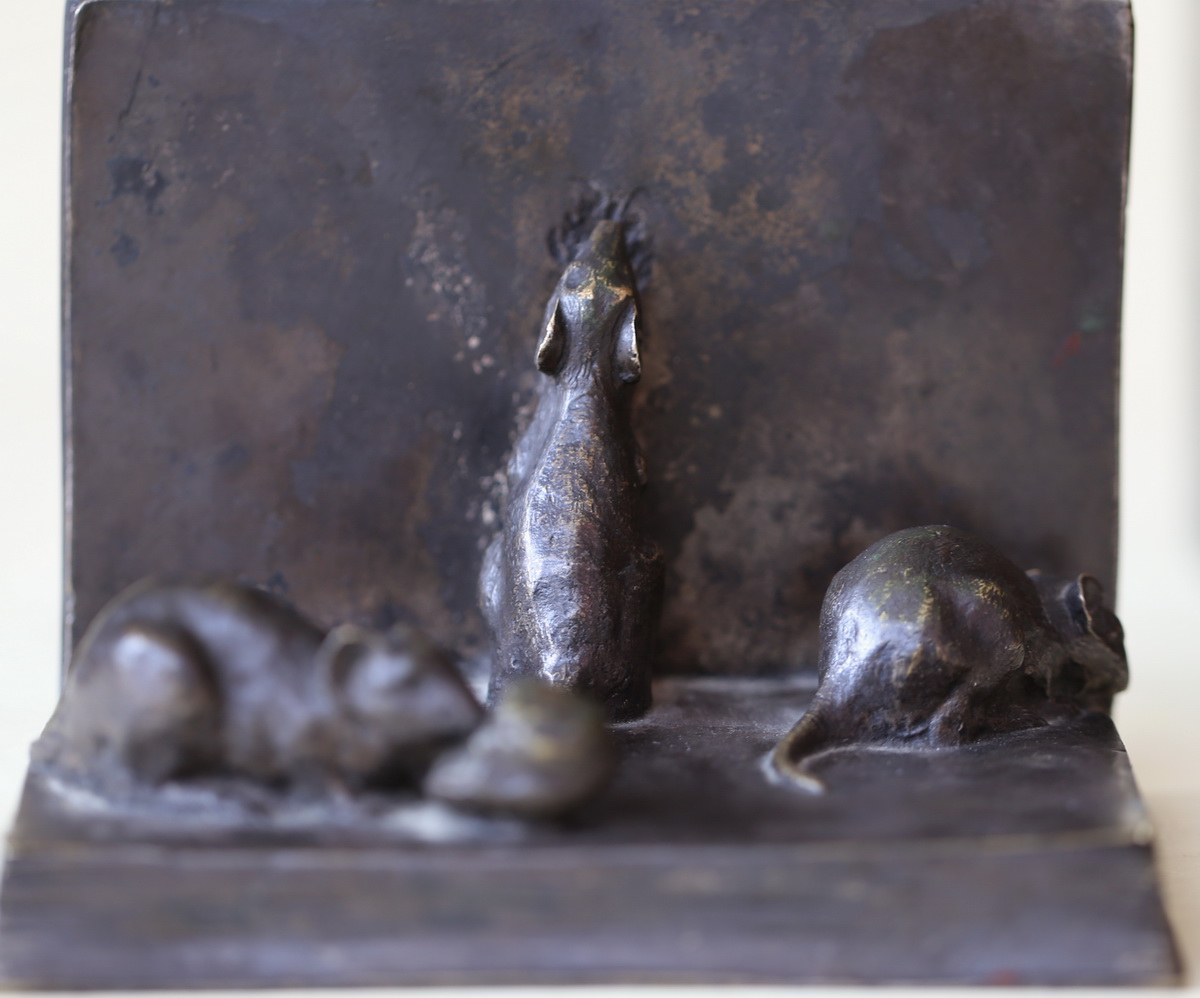 Serre-livres Ecole Française début XX ème