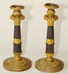 Paire de bougeoirs circa 1830
