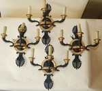 4 Empire style sconces early XX