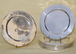 Silver charger plates XX