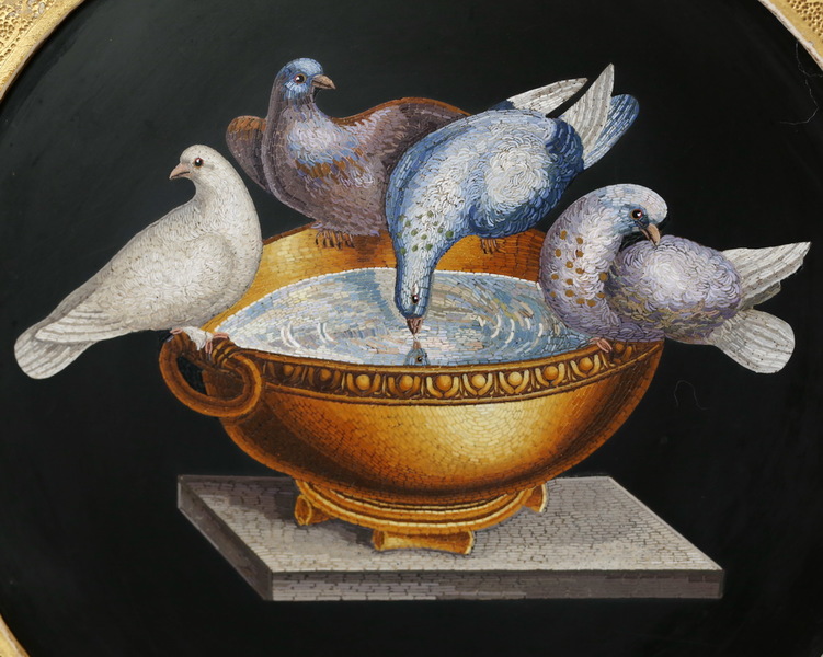 Micromosaïque Rome circa 1840