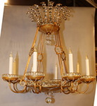 Lustre 8 lumires circa 1950