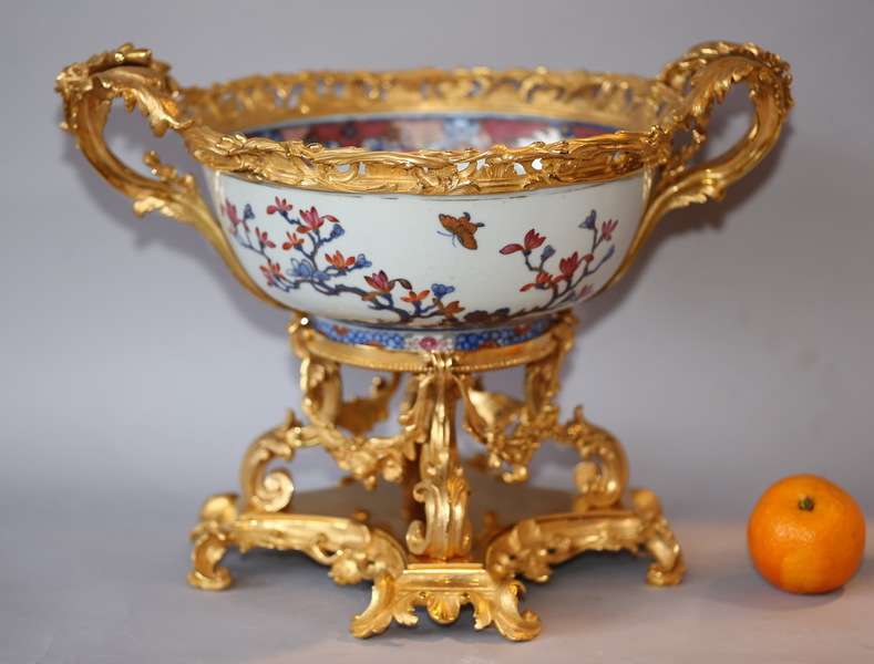 Coupe Imari monture bronze doré N.III