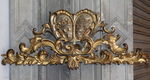 Fronton gilded wood XVIII