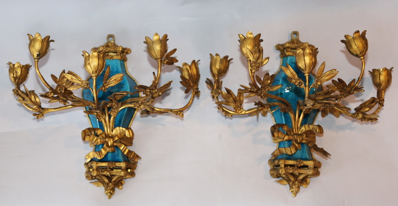 pair of wall light circa 1880