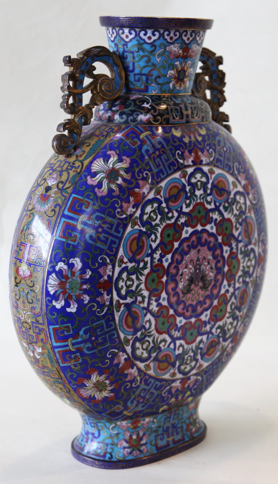 Vase émail cloisonné circa 1880