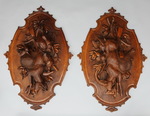 Pair Trophies Black Forest circa 1880