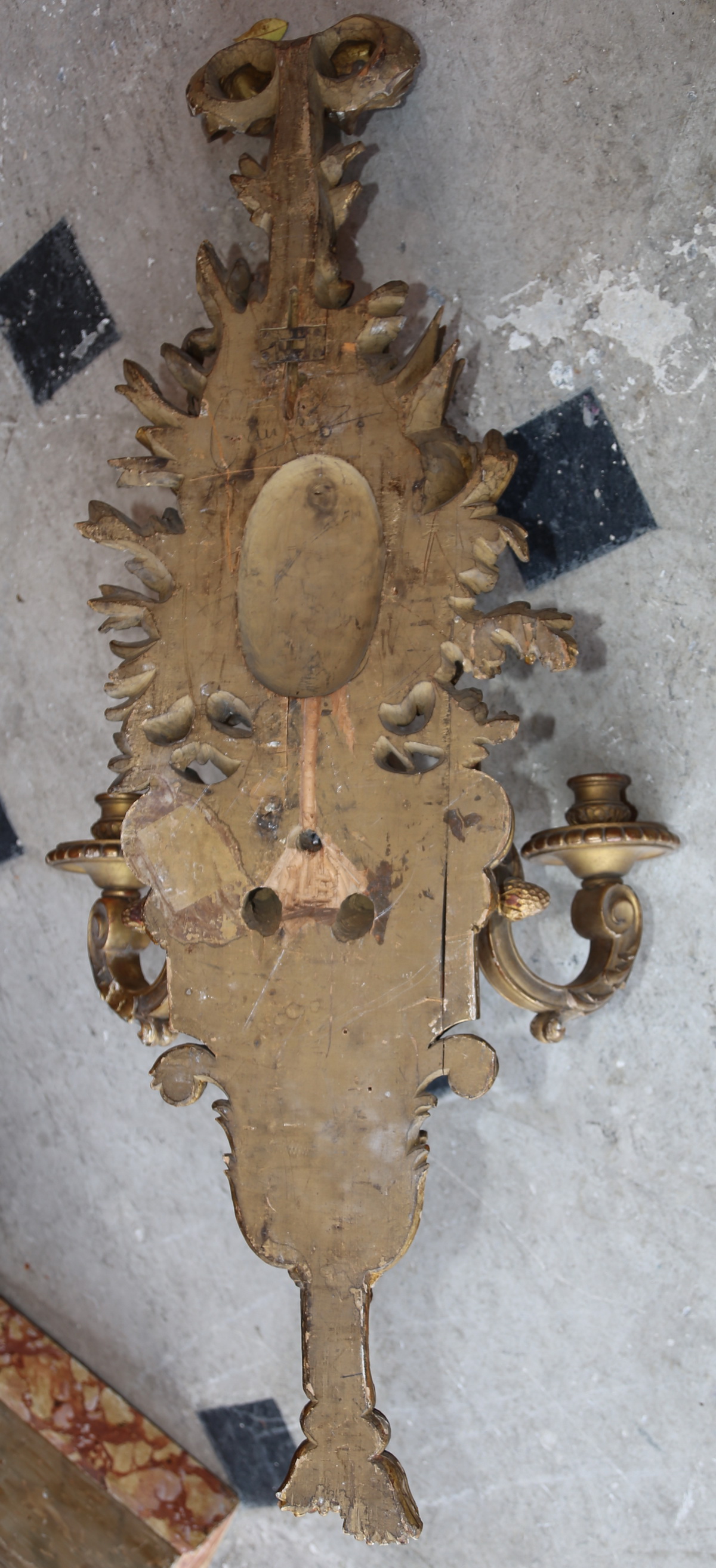 Paire d'appliques style Louis XVI circa 1880