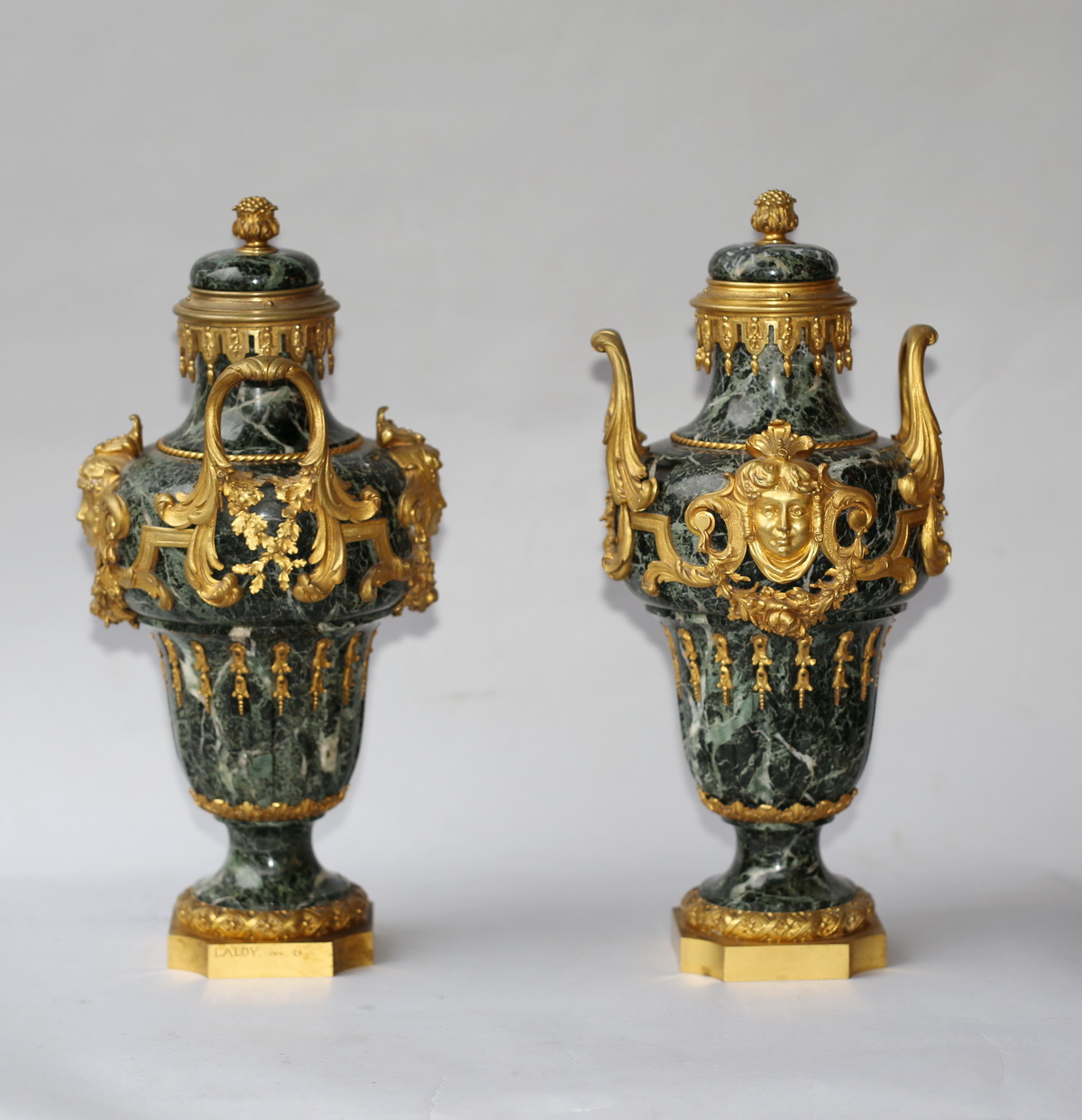 Pair of vases covered Regency