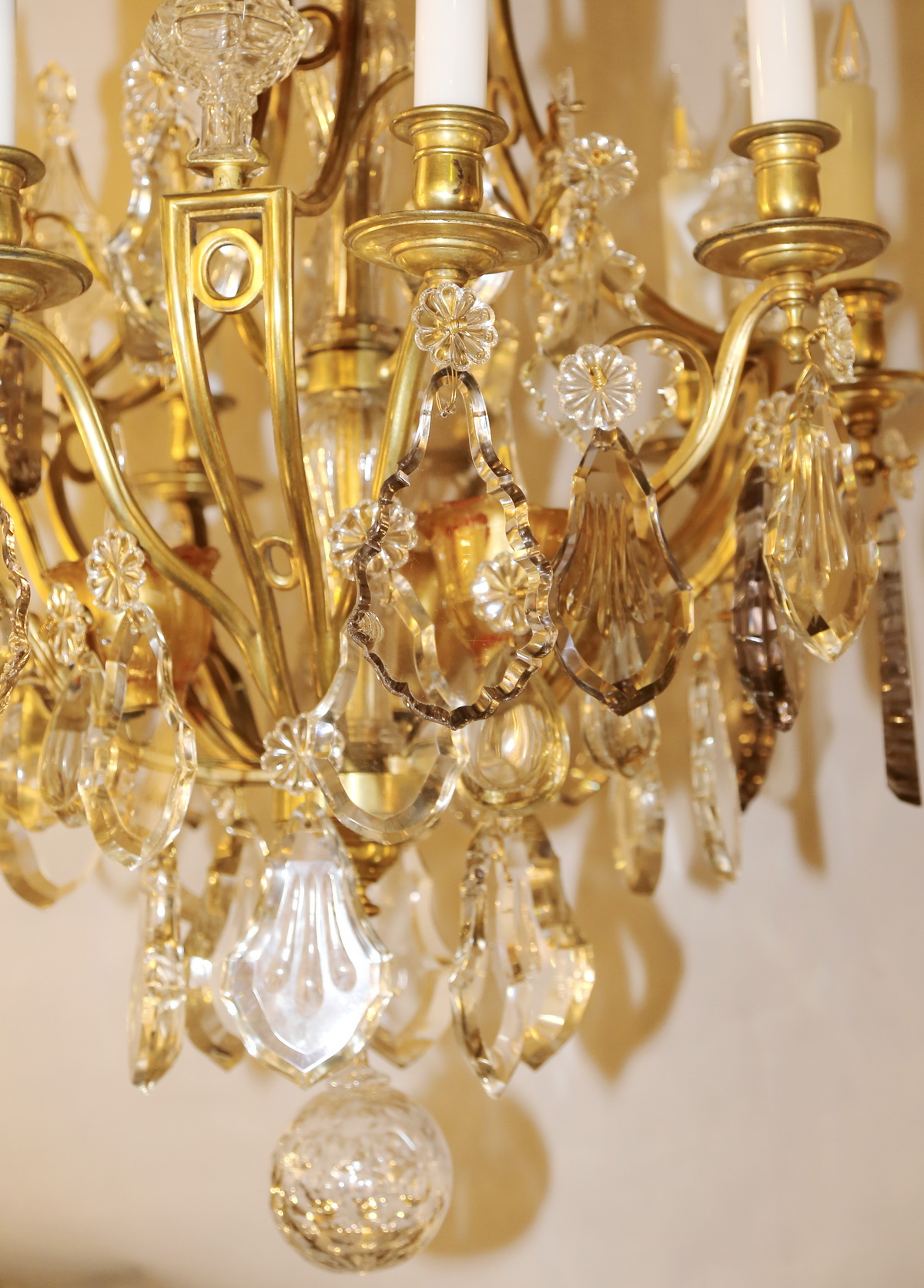 Lustre 9 lumières Baccarat début XX