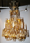 Lustre de style Louis XV fin XIX me