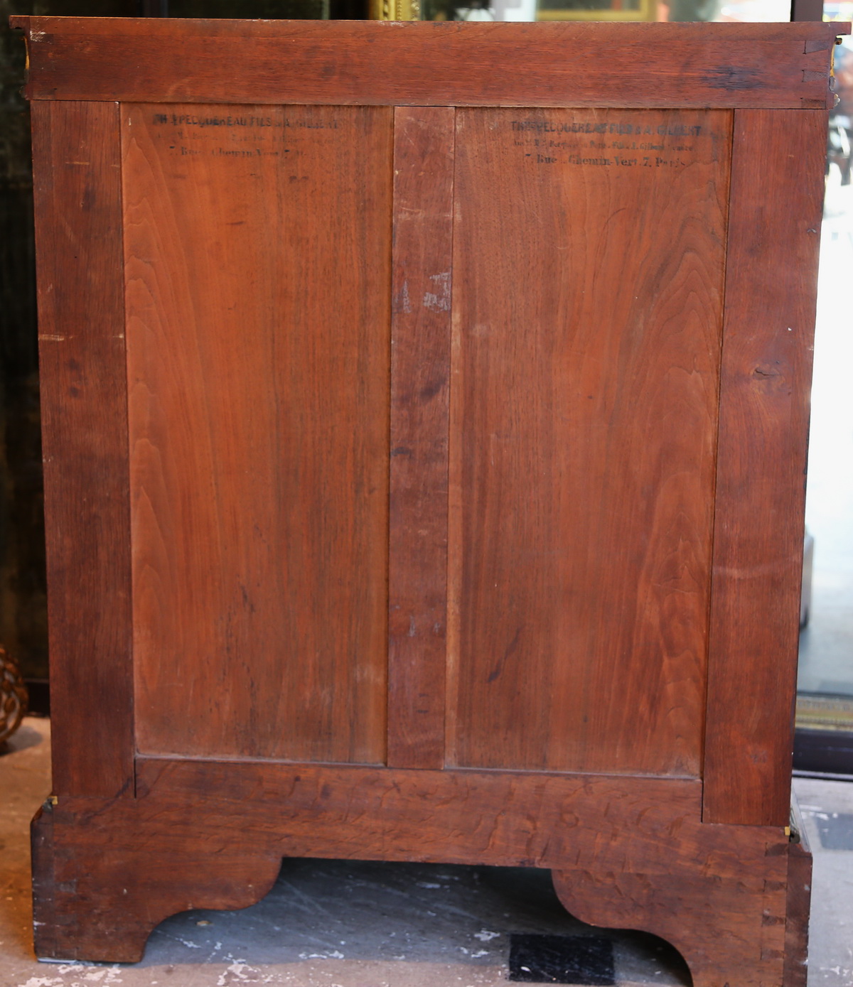 Support furniture stamped Pecquereau XIX