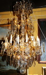  chandelier style  L XV signed H.VIAN