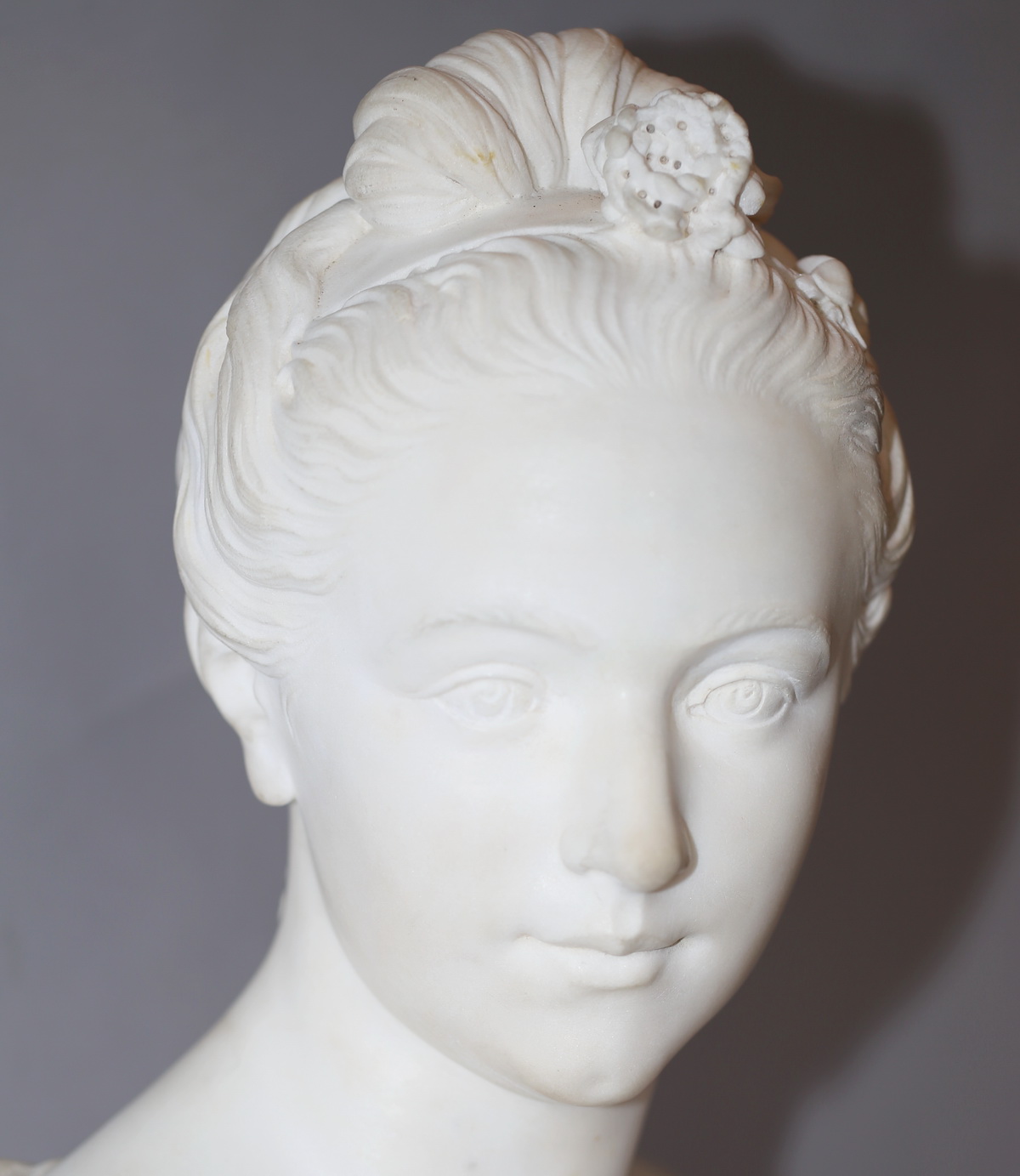 French School of the nineteenth marble bust
