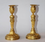 Paire de bougeoirs poque Louis XVI