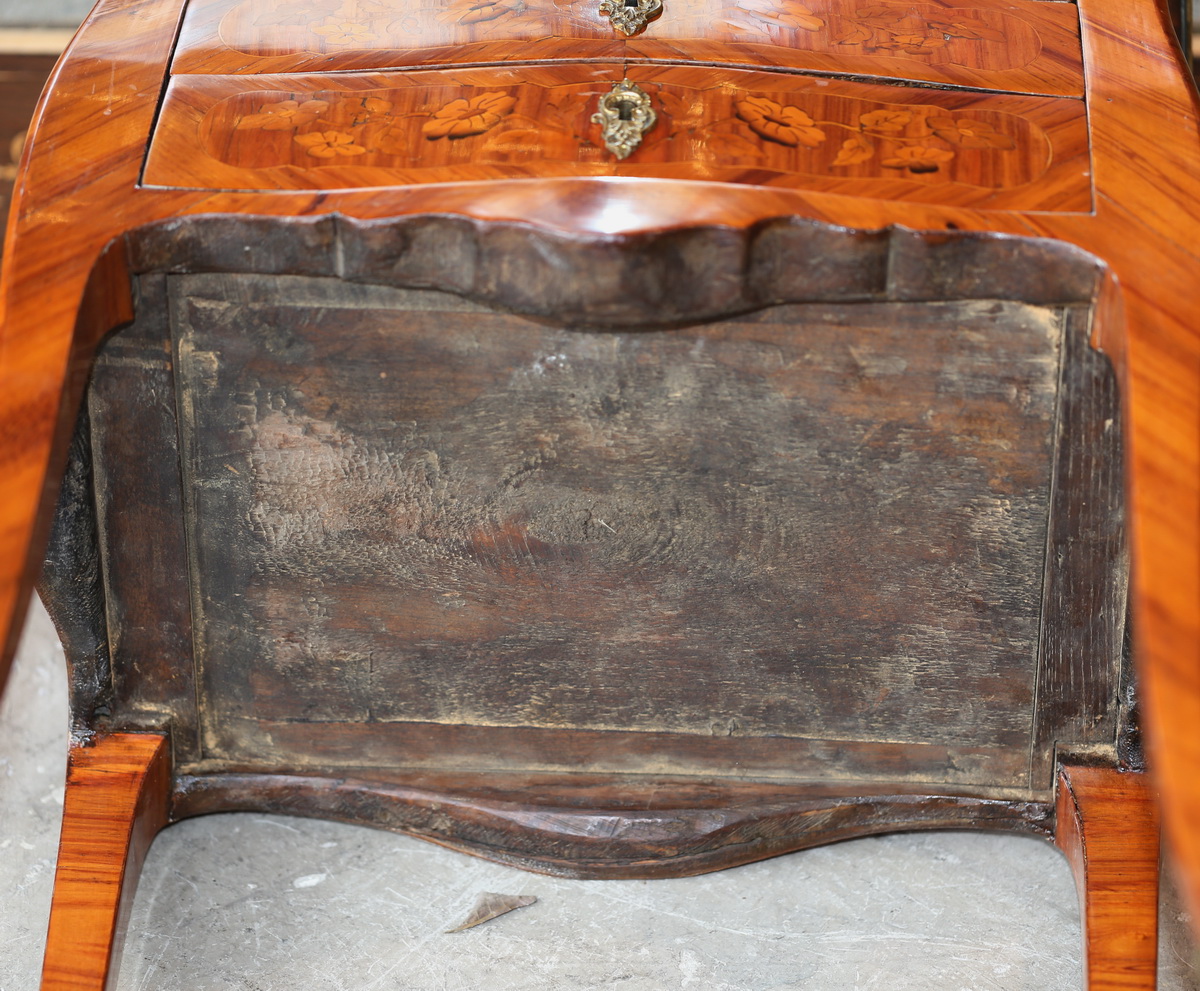 Pair of Louis XV style chiffonier tables 19th