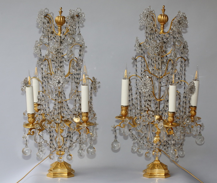 Paire de girandoles fin XIX ème