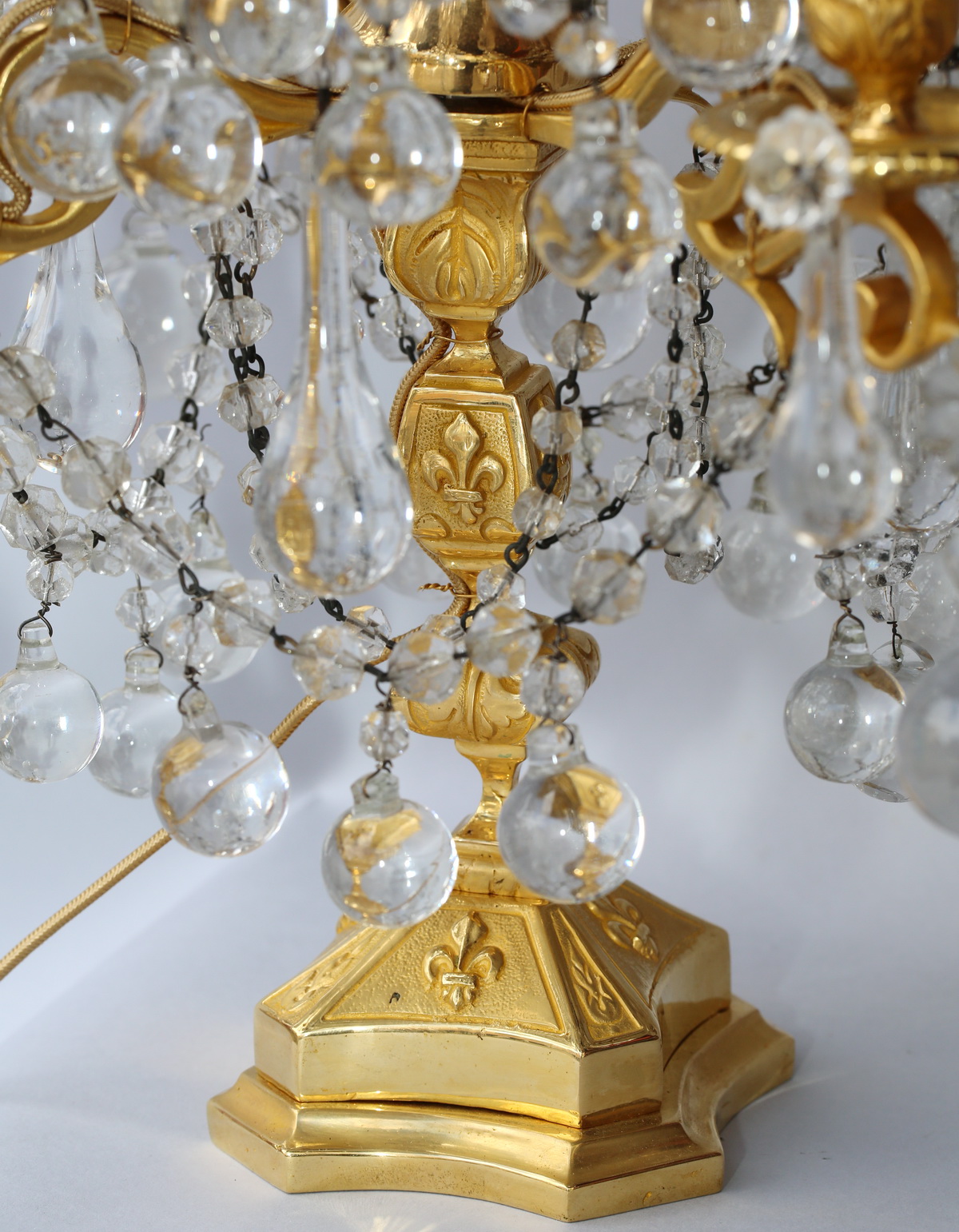 Paire de girandoles fin XIX ème