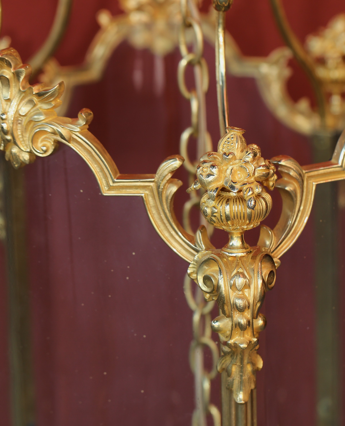 Lanterne En Bronze Doré Style Louis XV Circa 1880