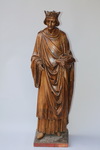 Sculpture in oak of Saint LOUIS circa 1860