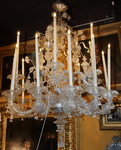 Murano glass chandelier circa 1950