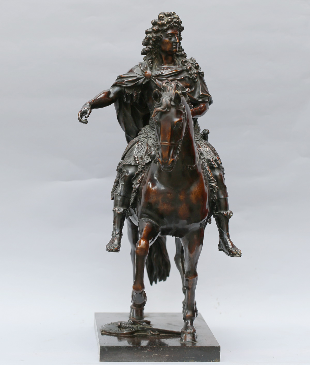 Louis XIV à cheval d'après Giradon