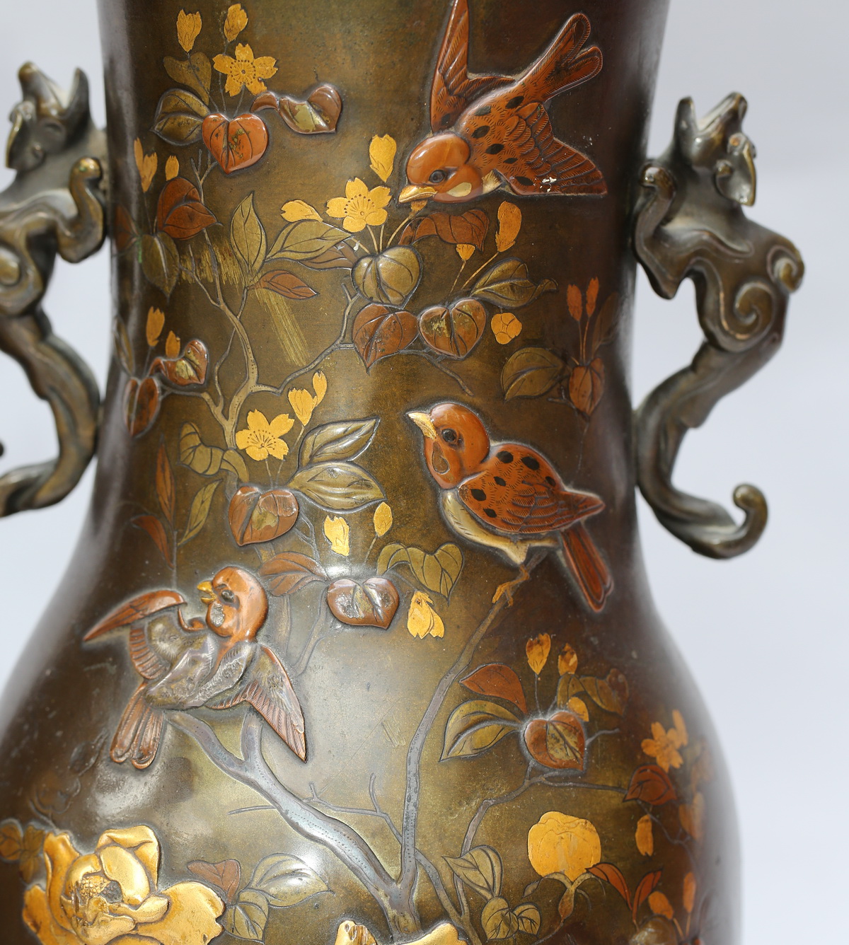 paire de vases bronze circa 1880