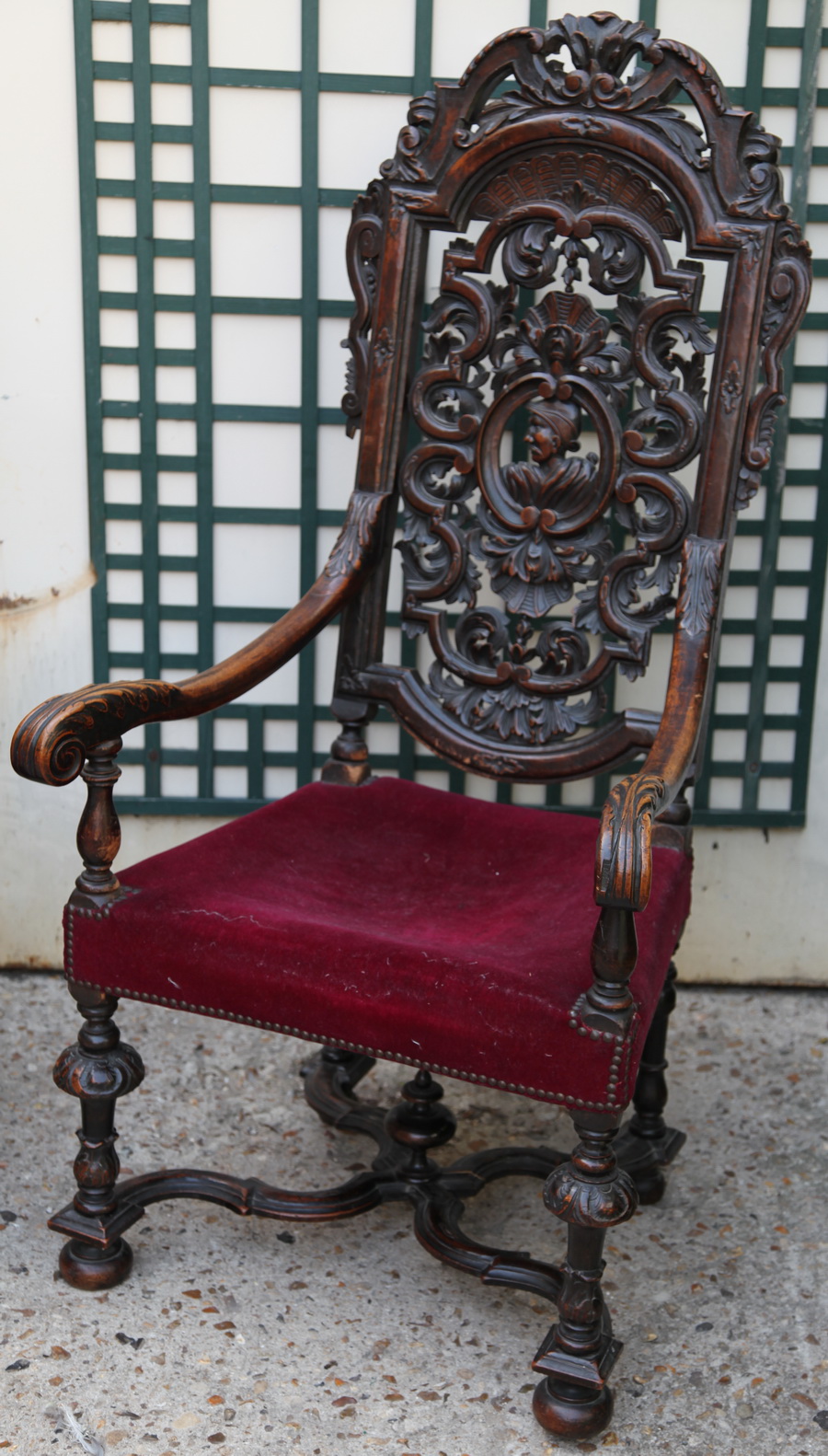 Paire de Fauteuils Noyer