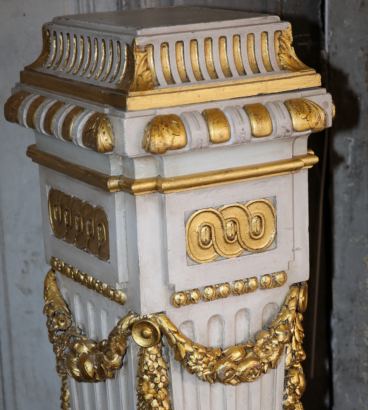 Pair of Louis XVI style columns