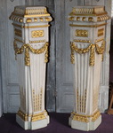 Paire de colonnes style Louis XVI