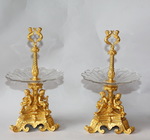 Paire de coupes circa 1880