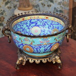 Coupe chine monture bronze circa 1880