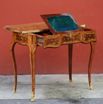 Writing table style Transition circa 1880