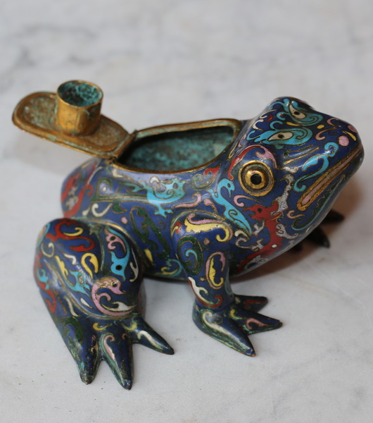 Bougeoir zoomorphe Chine XIXème