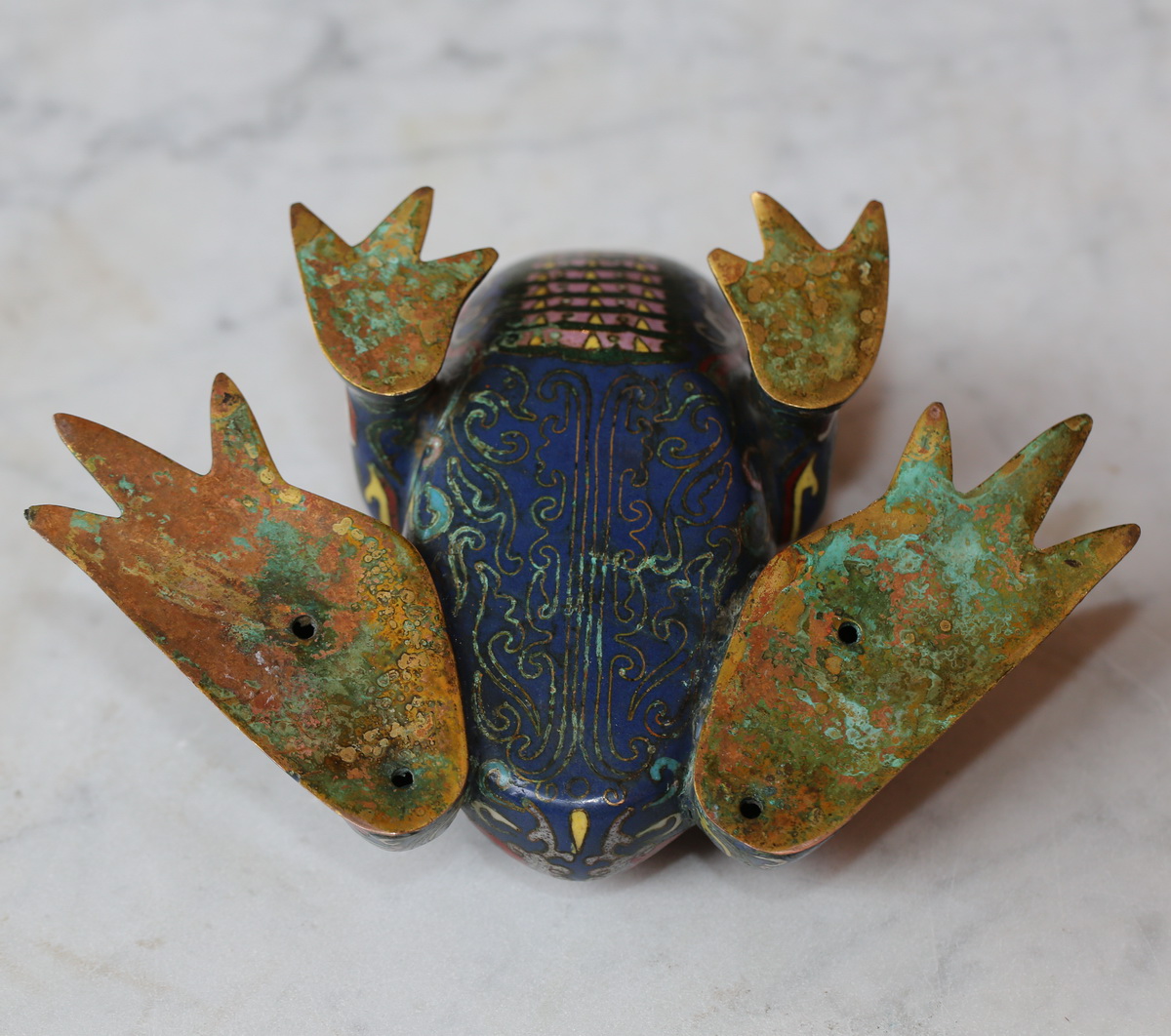 Bougeoir zoomorphe Chine XIXème