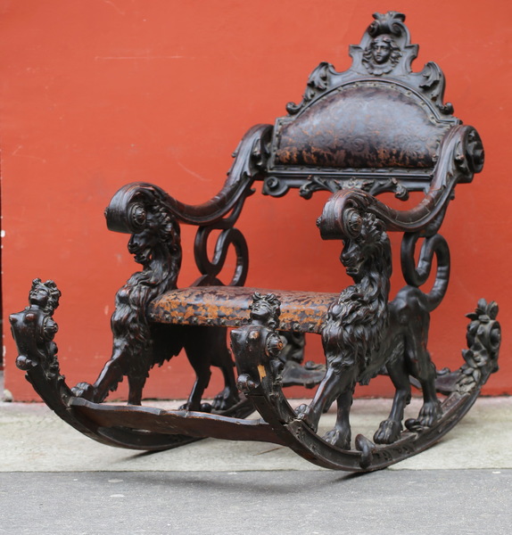 Fauteuil à bascule Venise XIXème