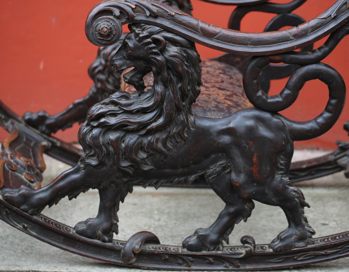 Fauteuil à bascule Venise XIXème