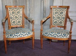 Pair of Louis XVI  armchairs