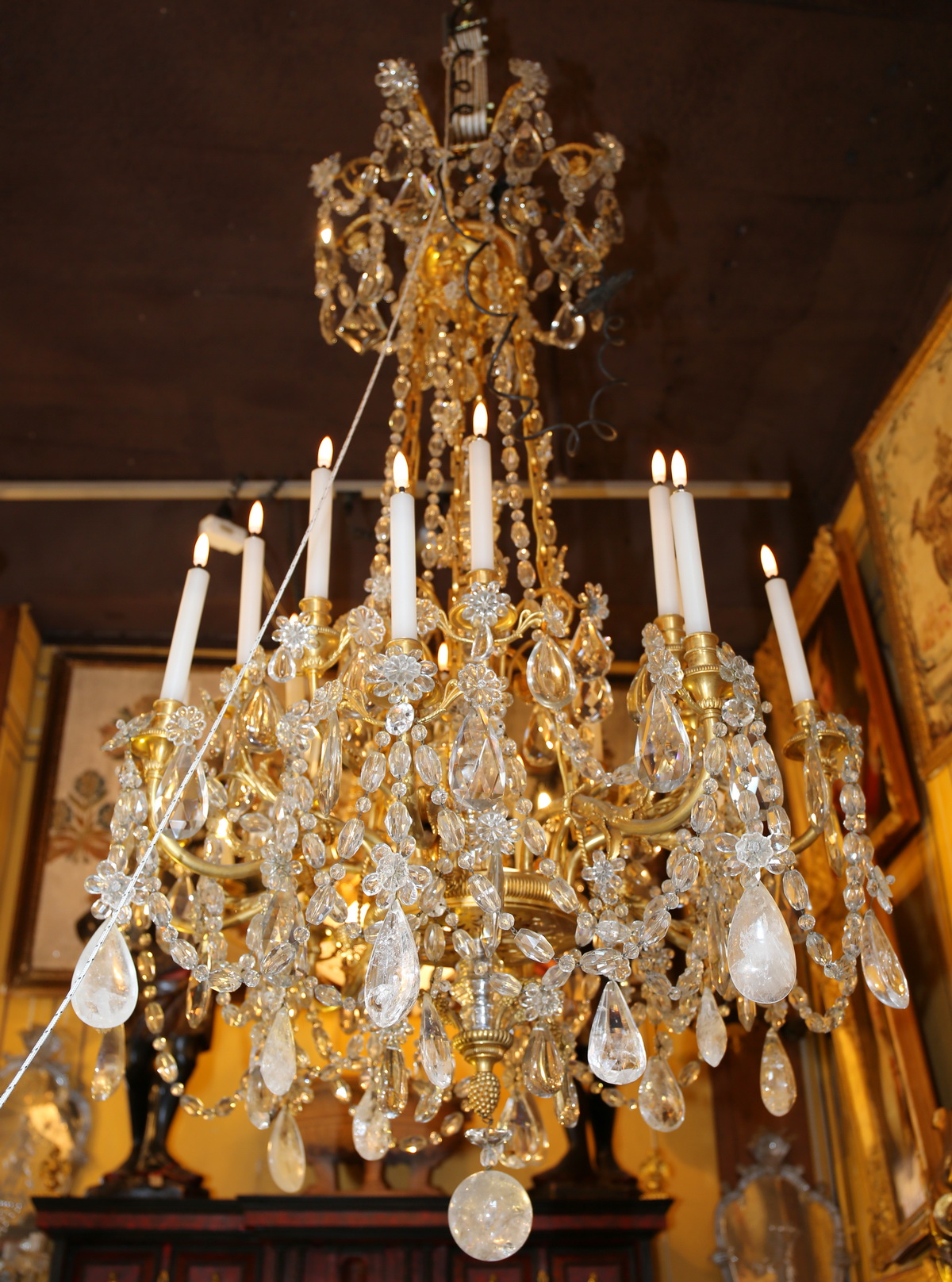 Lustre de style Louis XVI début XXème