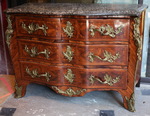 Commode arbalte d'poque Rgence