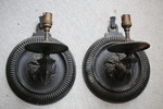 Pair of bronze sconces L XIV style