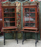 Pair of 17th Spain showcases