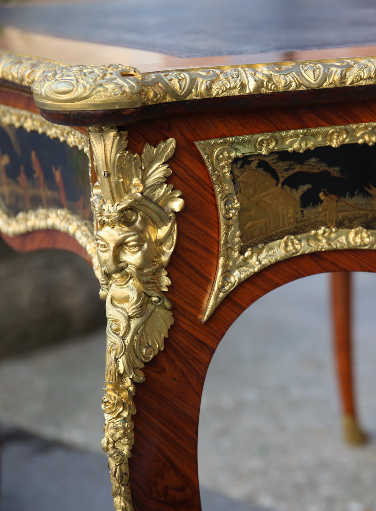 Bureau de dame de style Louis XV circa 1880
