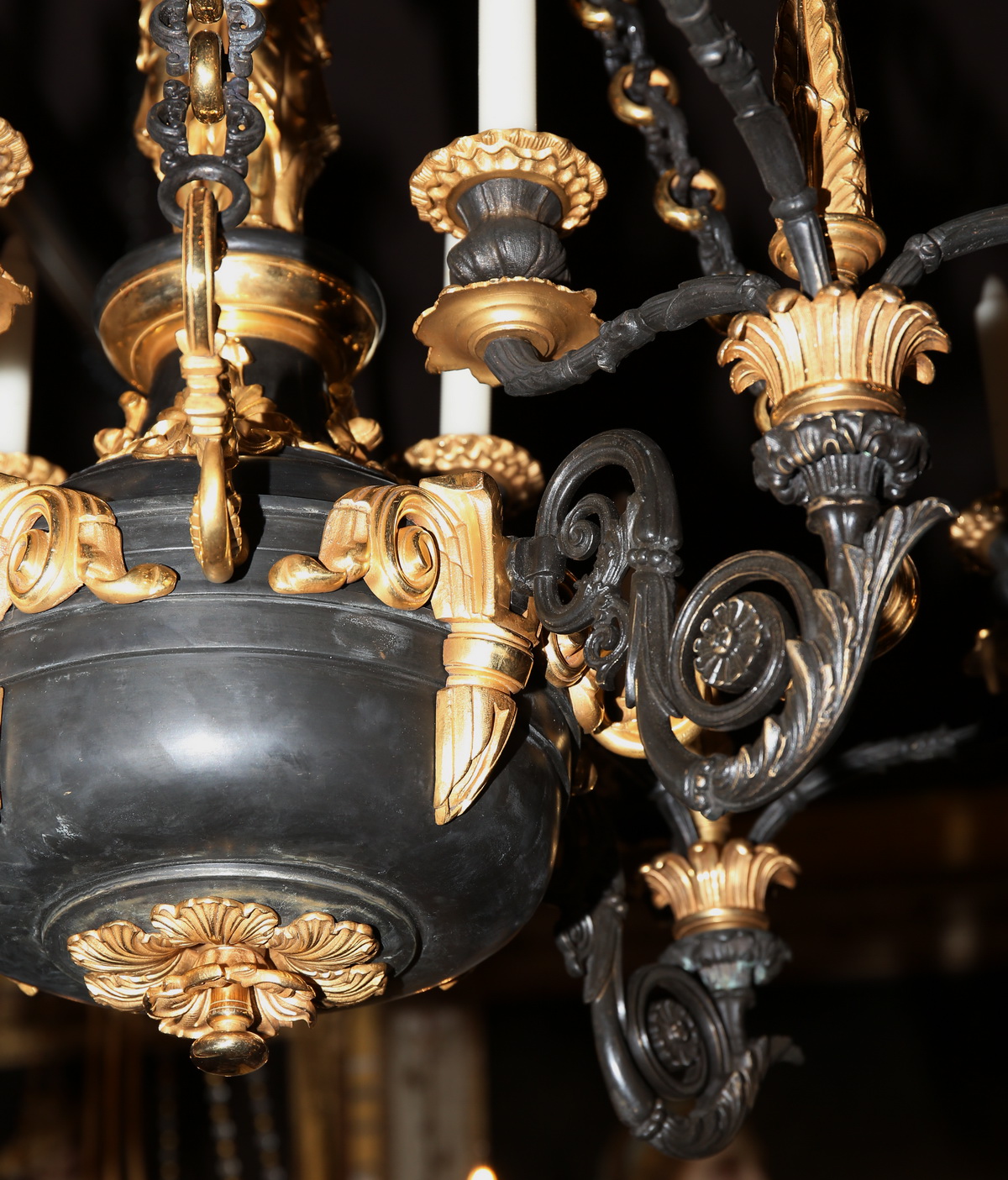 Lustre en bronze époque Restauration